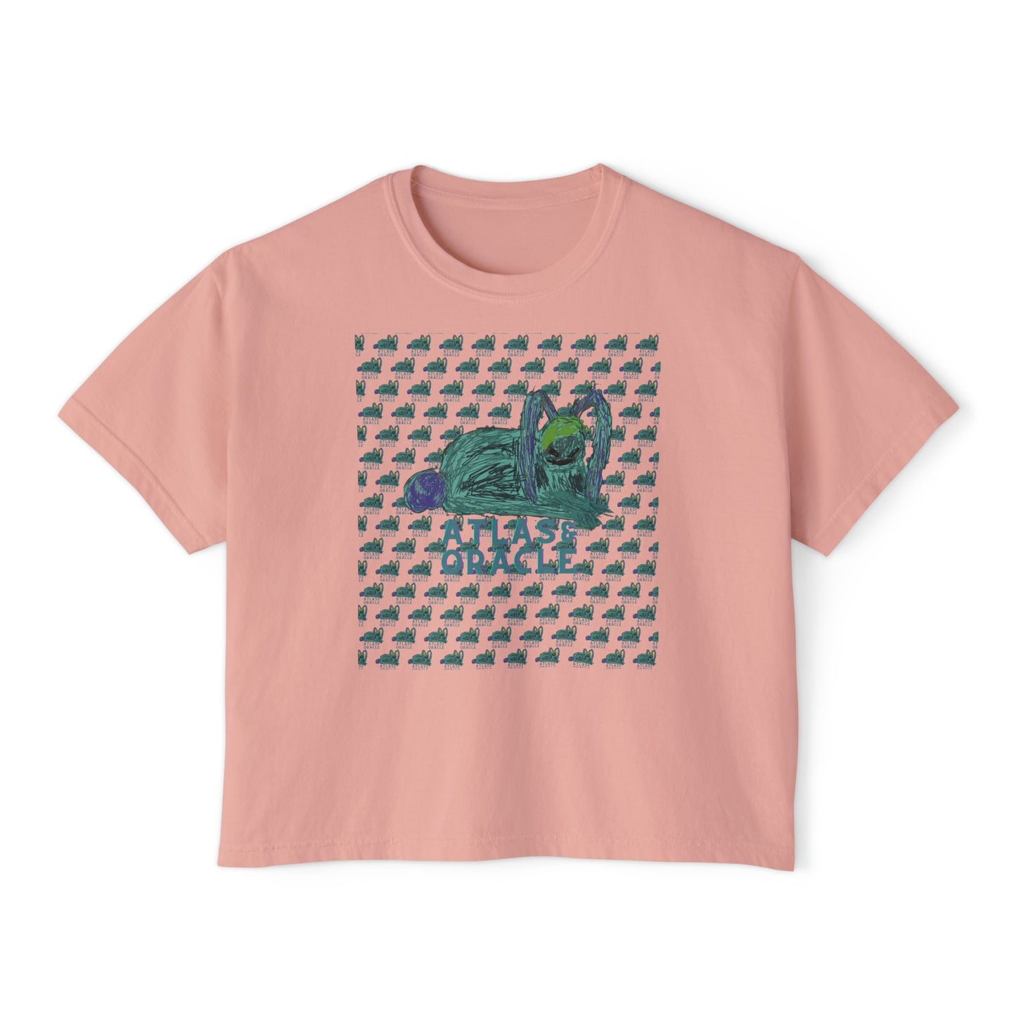Women's Boxy Tee (Rave Bünny Logo)