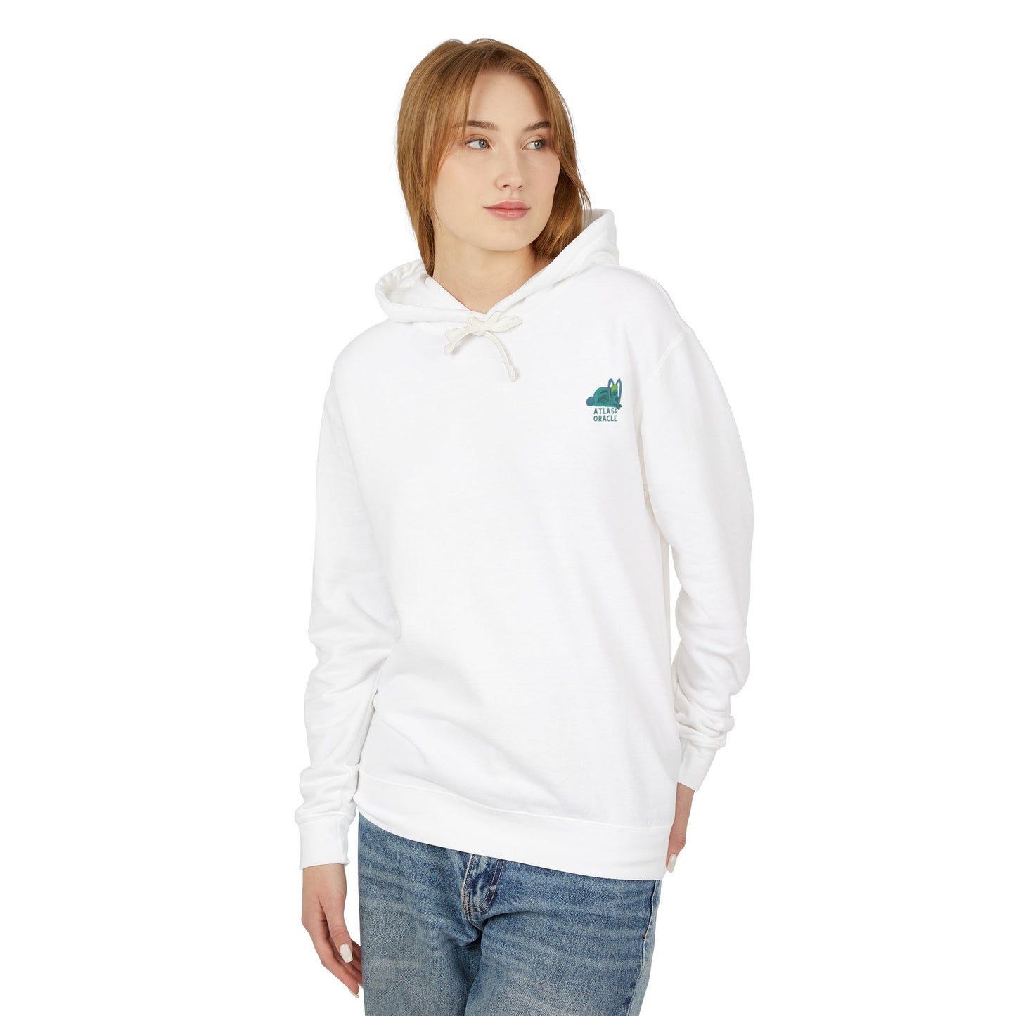 Unisex Lightweight Hooded Sweatshirt (Rave Bünny Logo)