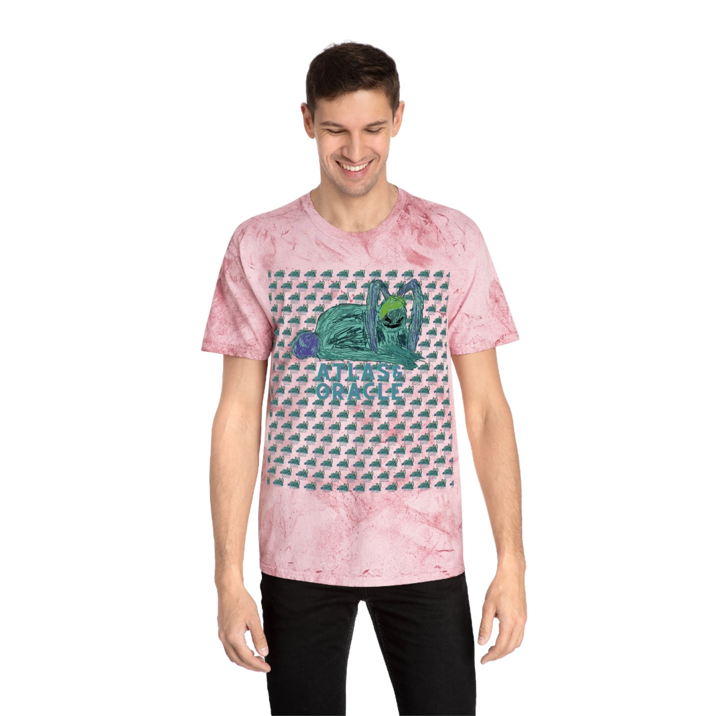 Unisex Color Blast T-Shirt (Rave Bünny Logo)