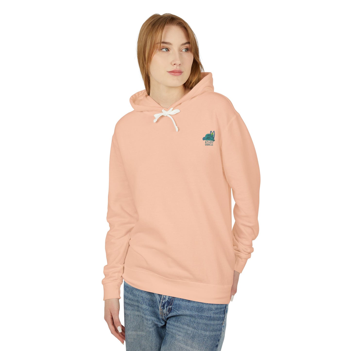 Unisex Lightweight Hooded Sweatshirt (Rave Bünny Logo)