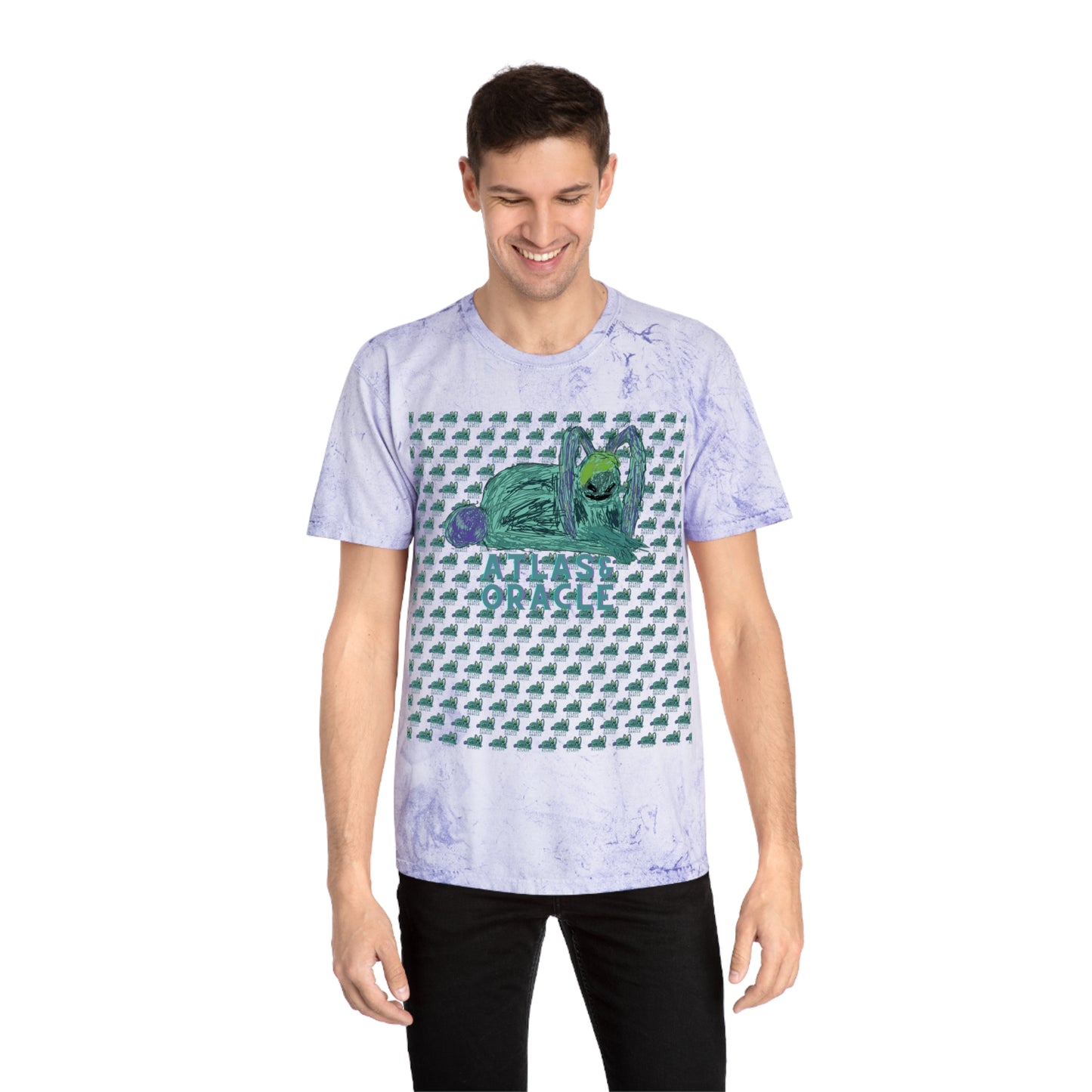 Unisex Color Blast T-Shirt (Rave Bünny Logo)