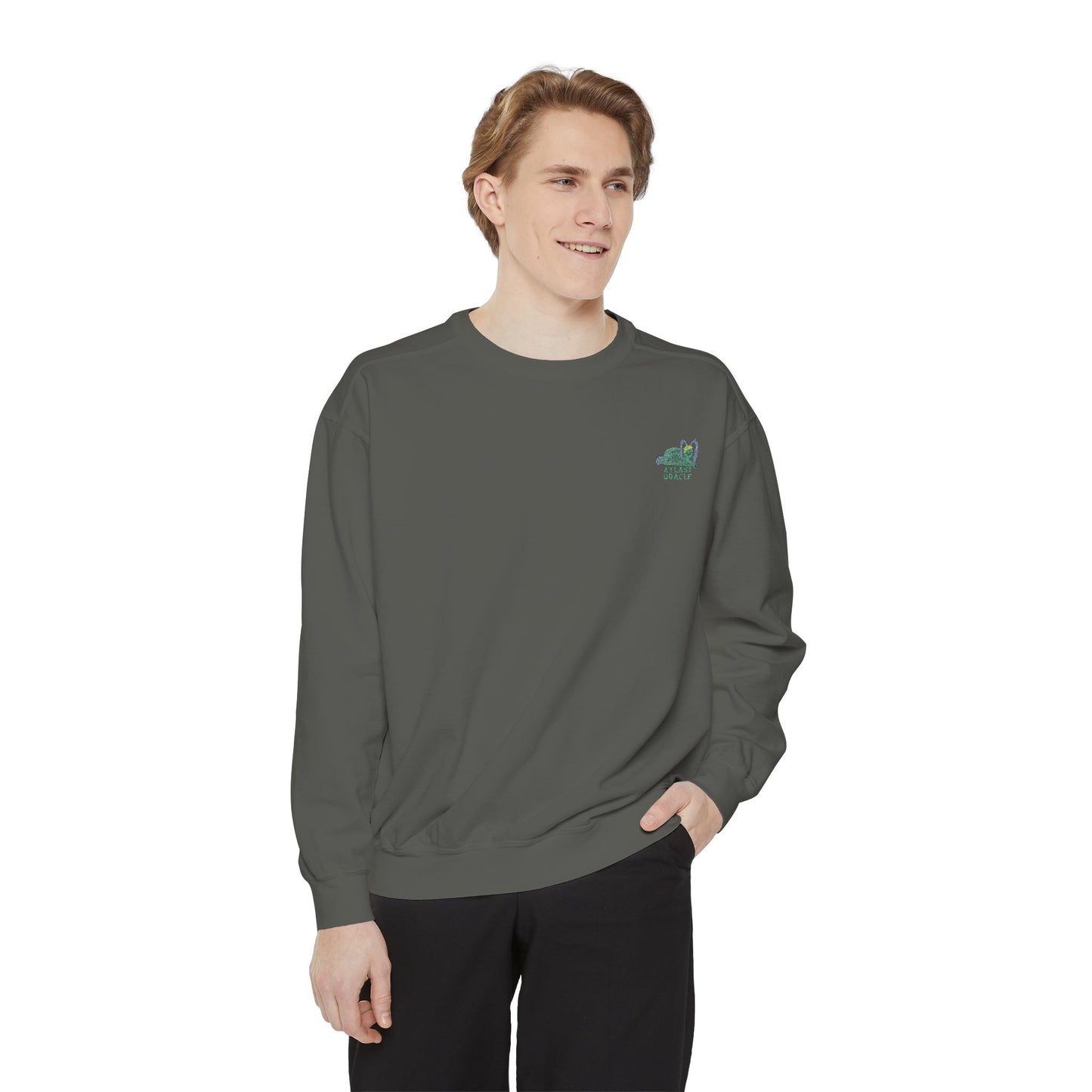 Unisex Embroidered Sweatshirt (Rave Bünny Logo)