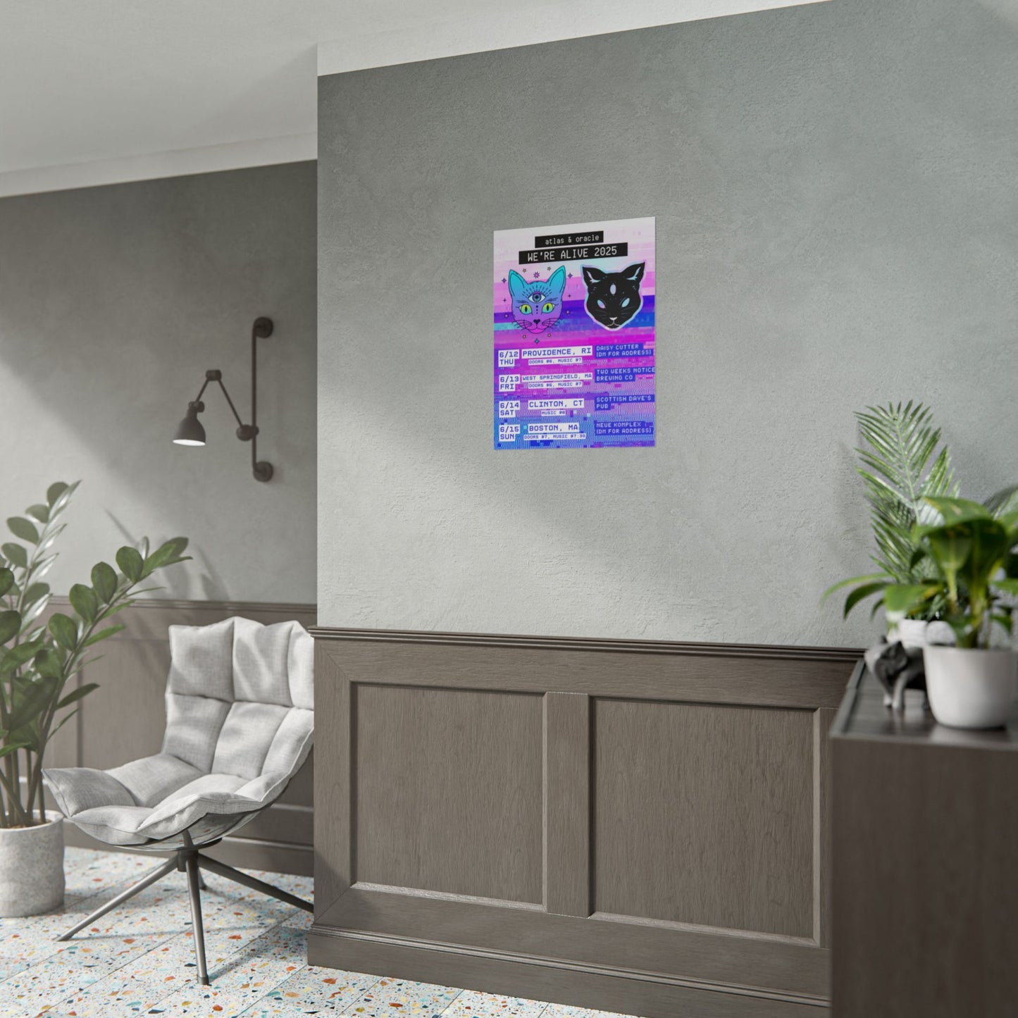 Matte Poster - "We're Alive 2025" Mini-Tour