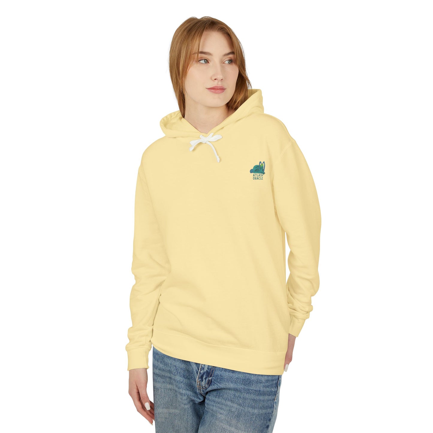 Unisex Lightweight Hooded Sweatshirt (Rave Bünny Logo)
