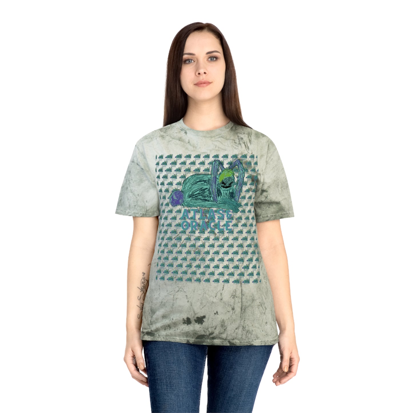 Unisex Color Blast T-Shirt (Rave Bünny Logo)