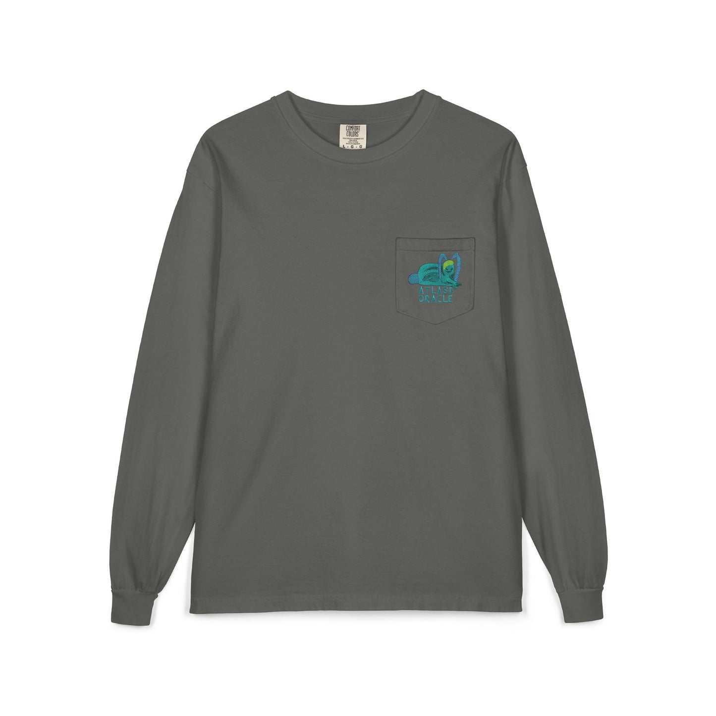 Unisex Long Sleeve Pocket T-Shirt (Rave Bünny Logo)