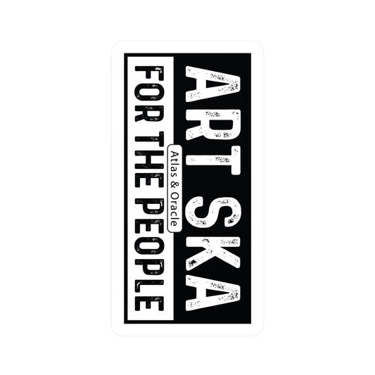 TWO-TONE B&W ART SKA FOR THE PEOPLE Vinyl Decals