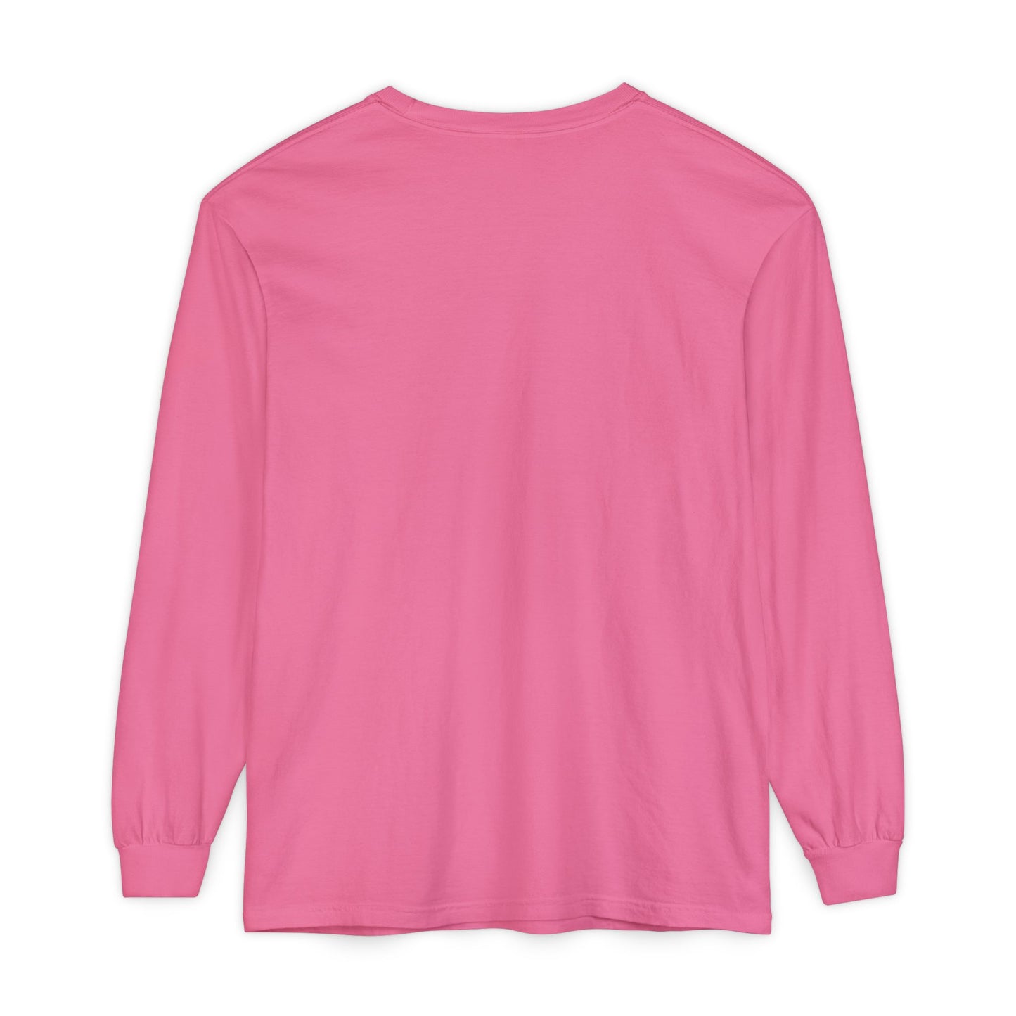 Unisex Garment-dyed Long Sleeve T-Shirt (Rave Bünny Logo)