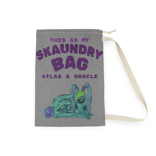 "This Is My Skaundry Bag" Rave Bunny Laundry Bag
