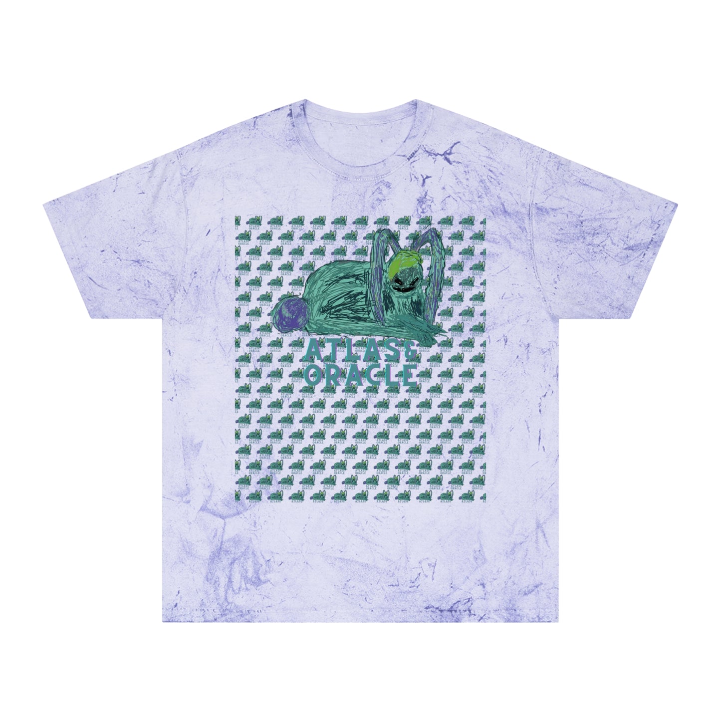 Unisex Color Blast T-Shirt (Rave Bünny Logo)