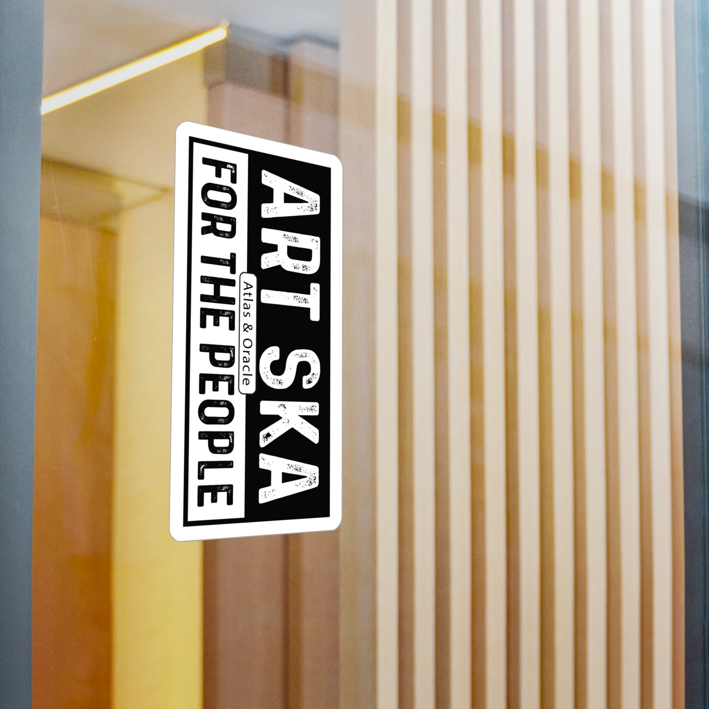 TWO-TONE B&W ART SKA FOR THE PEOPLE Vinyl Decals
