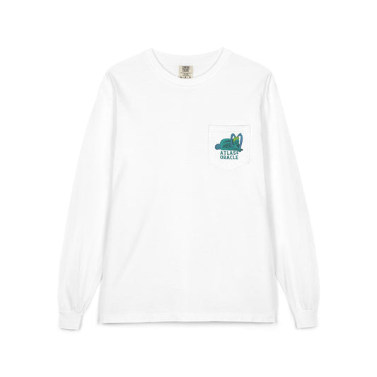Unisex Long Sleeve Pocket T-Shirt (Rave Bünny Logo)