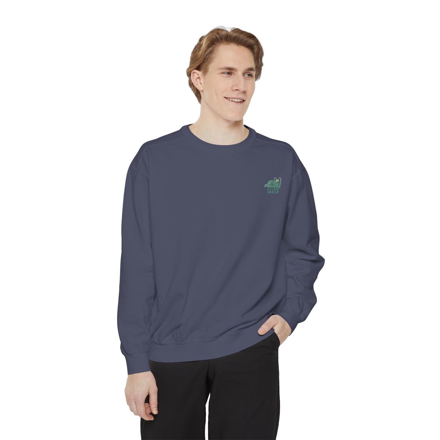 Unisex Embroidered Sweatshirt (Rave Bünny Logo)