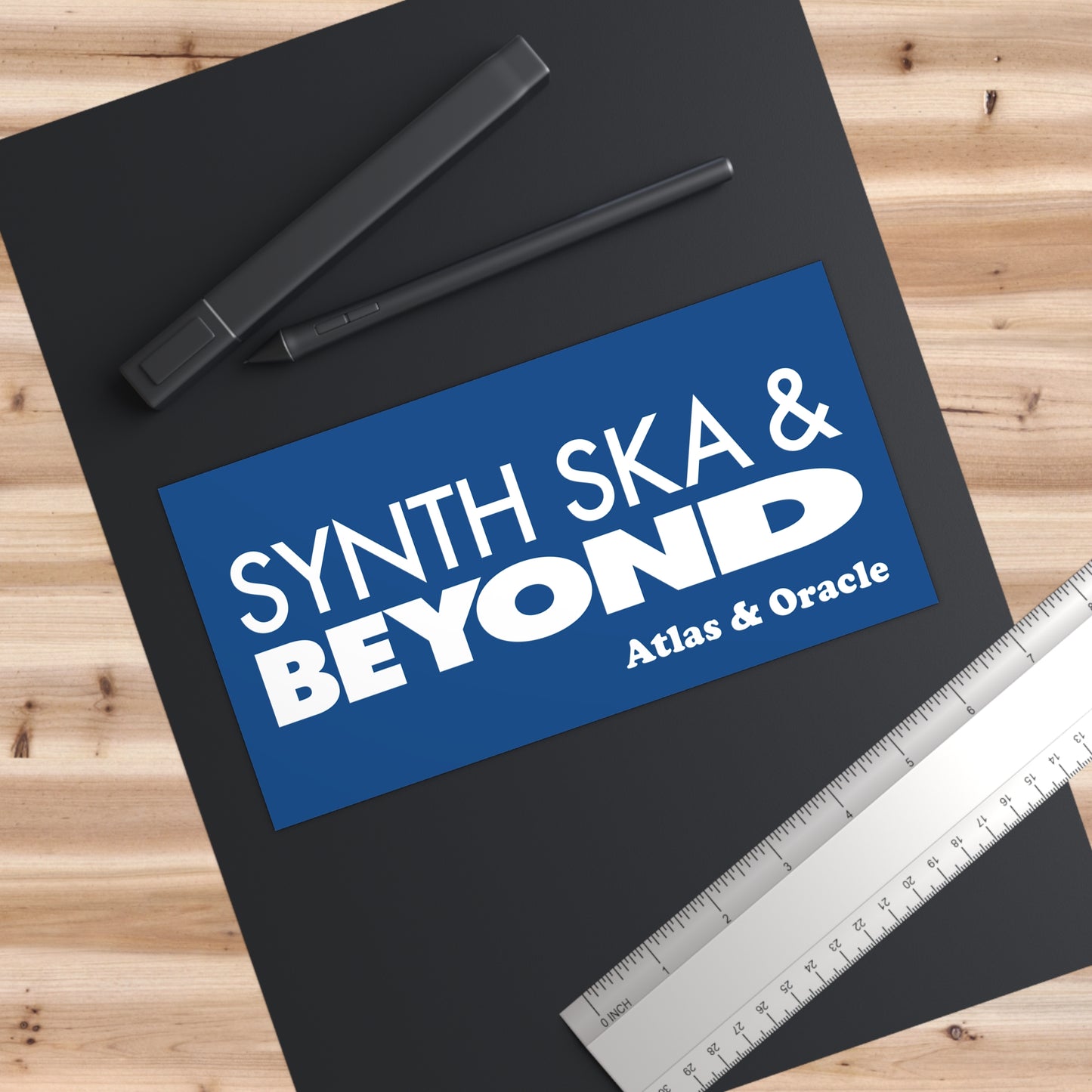 Bumper Sticker - Synth Ska & Beyond (Parody)