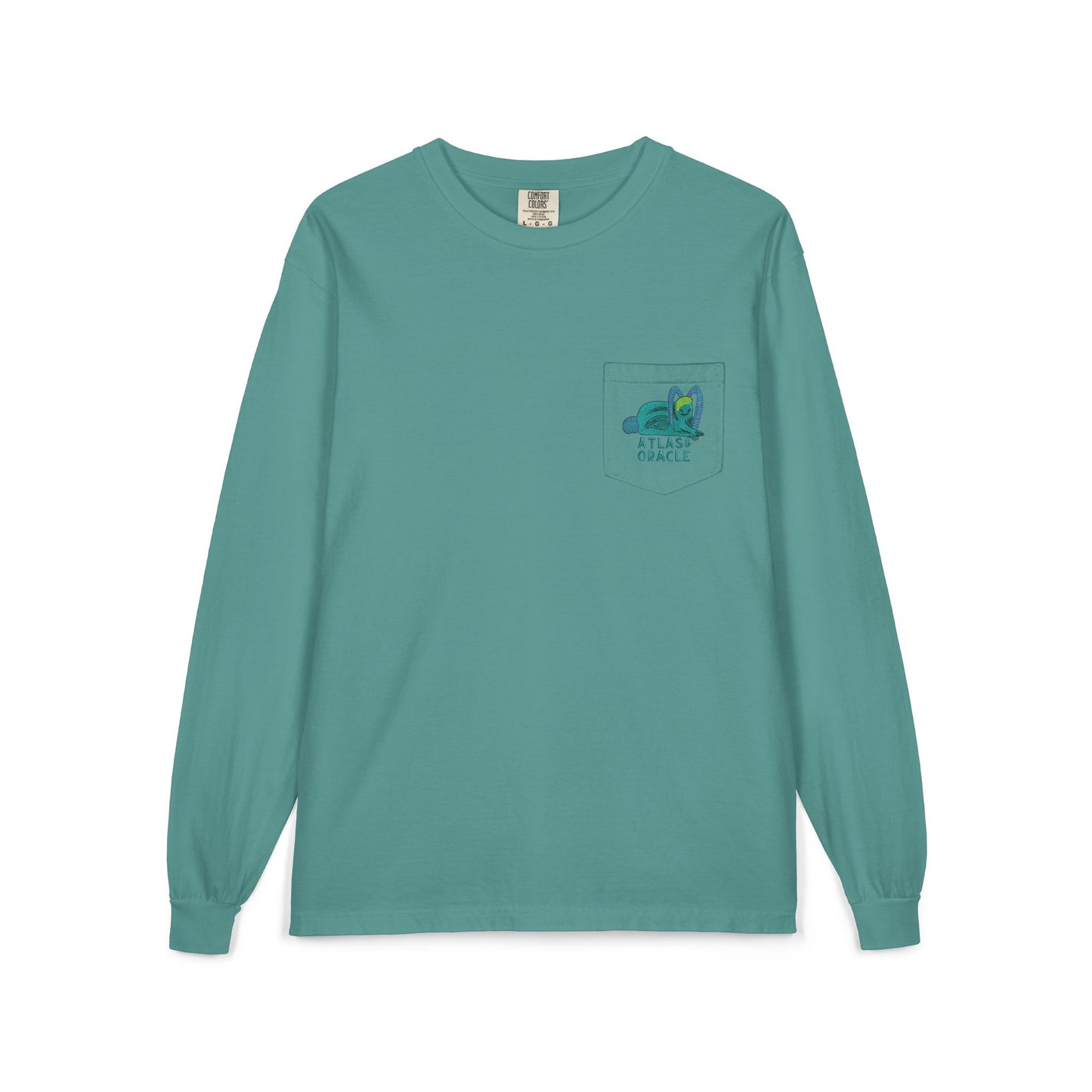 Unisex Long Sleeve Pocket T-Shirt (Rave Bünny Logo)