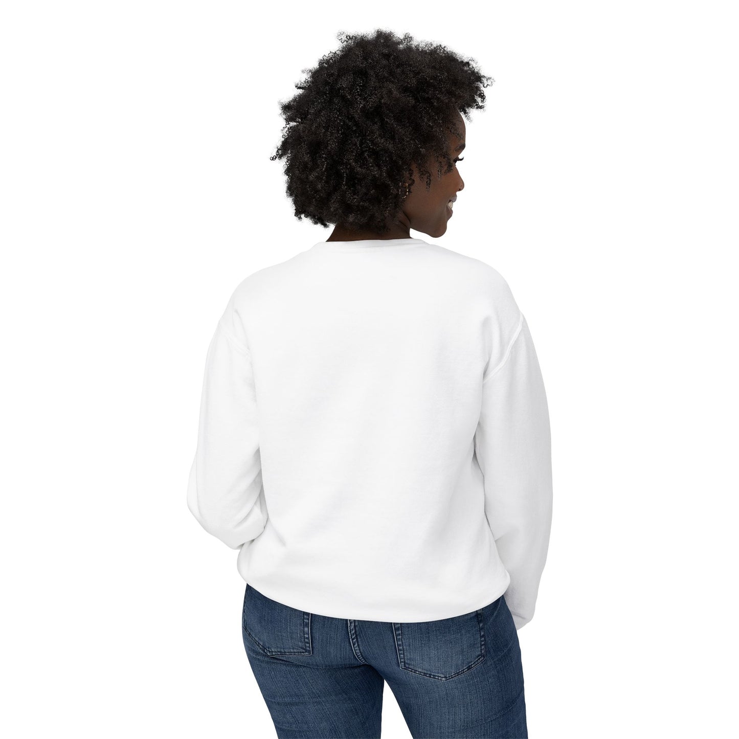 Unisex Lightweight Crewneck Sweatshirt (Rave Bünny Logo)