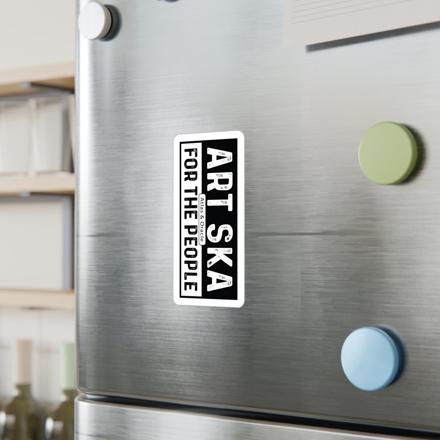 TWO-TONE B&W ART SKA FOR THE PEOPLE Vinyl Decals