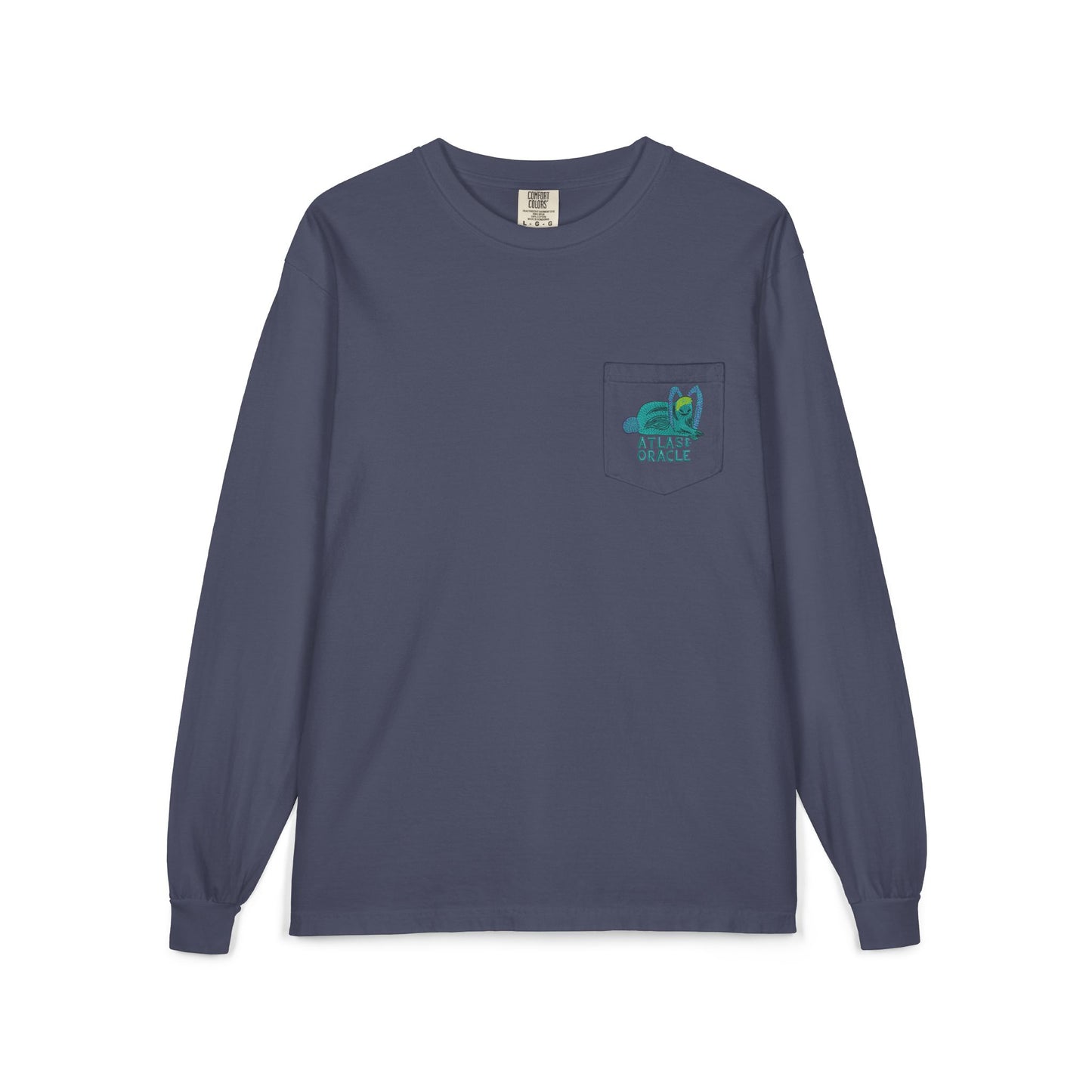 Unisex Long Sleeve Pocket T-Shirt (Rave Bünny Logo)
