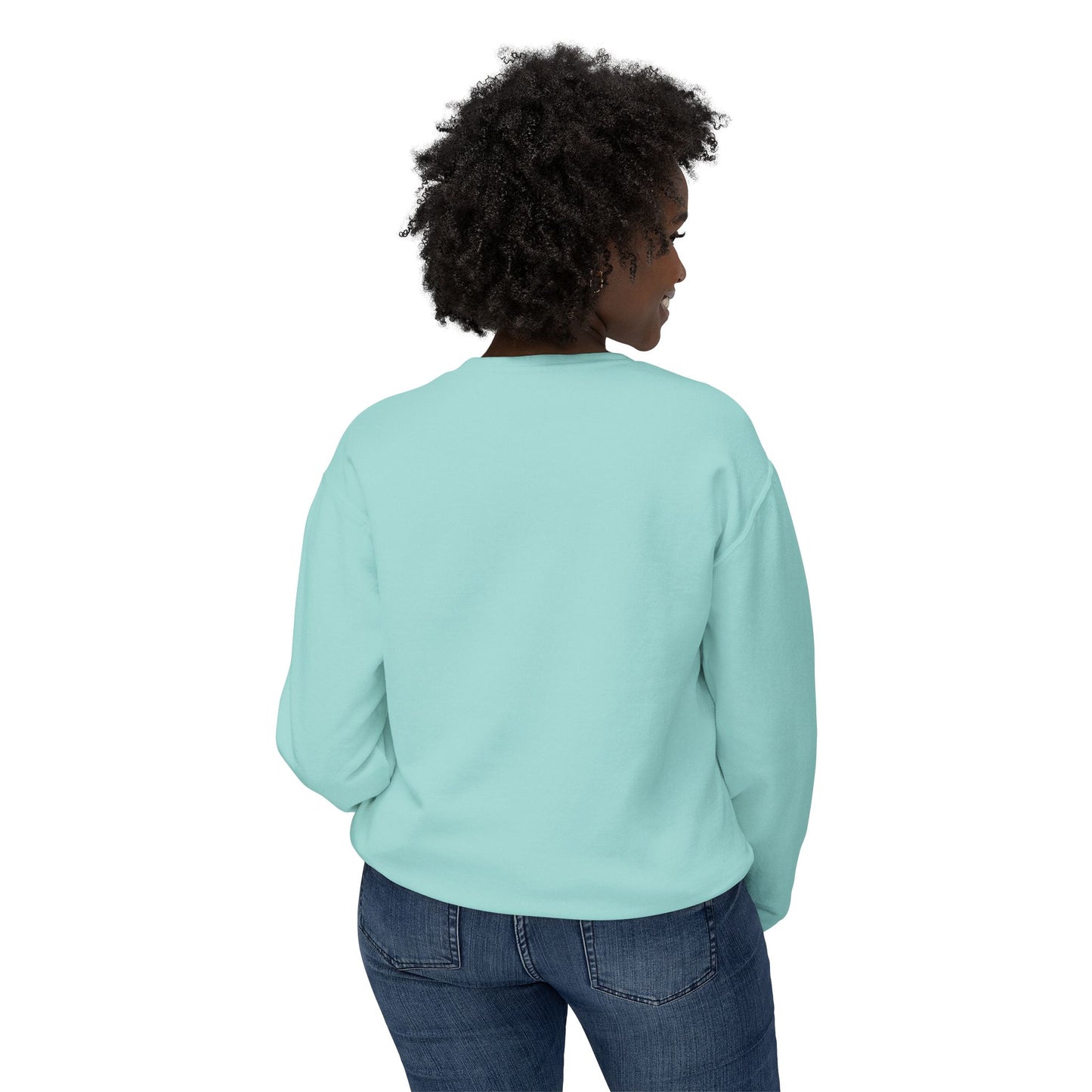 Unisex Lightweight Crewneck Sweatshirt (Rave Bünny Logo)
