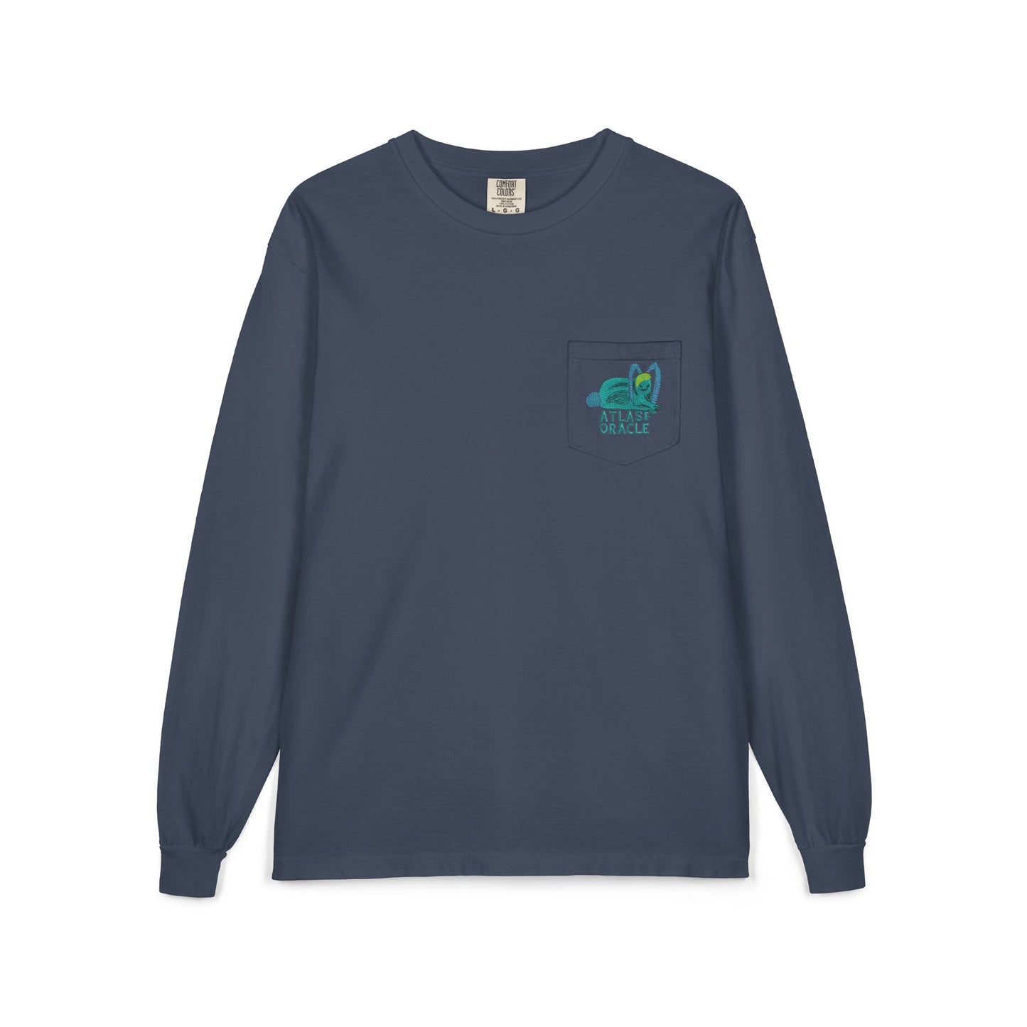 Unisex Long Sleeve Pocket T-Shirt (Rave Bünny Logo)