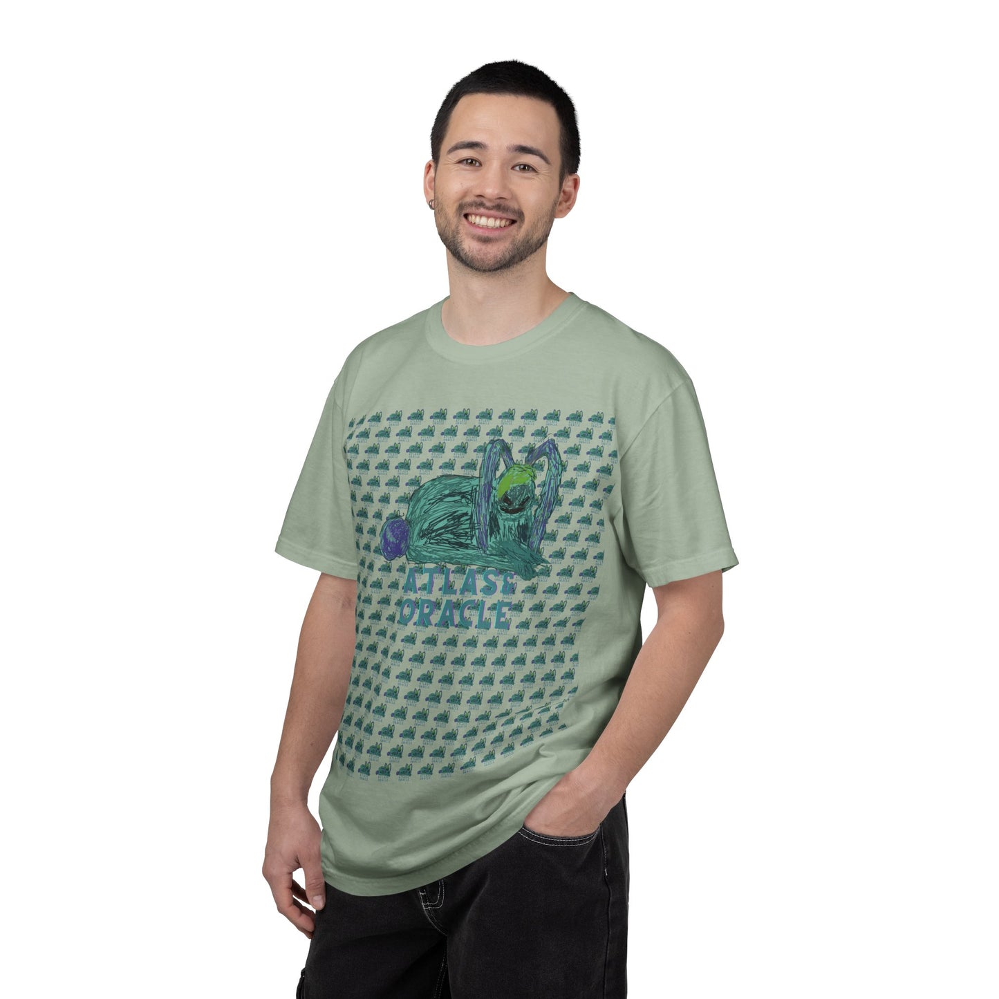 Unisex Garment-Dyed T-shirt (Rave Bünny Logo)