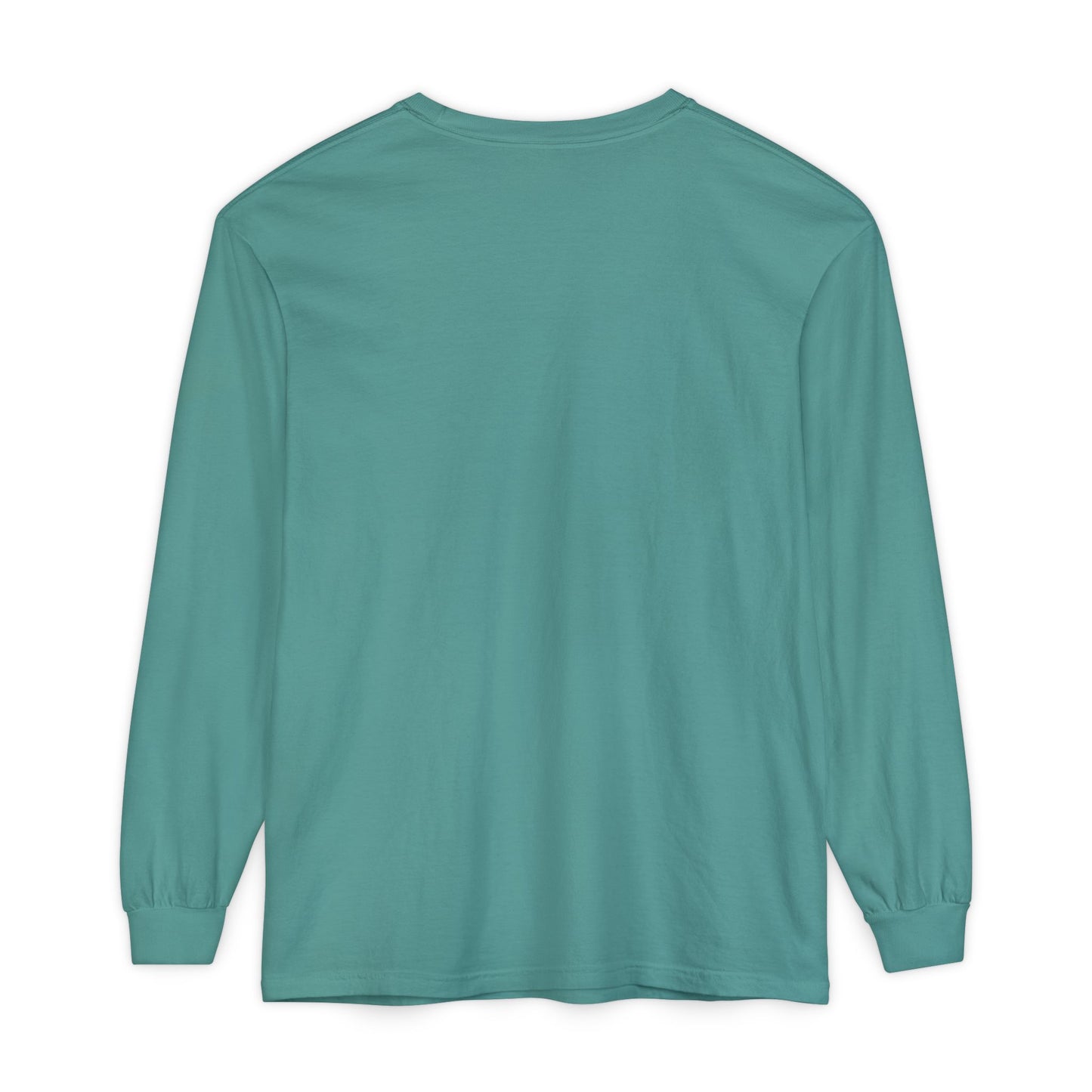 Unisex Garment-dyed Long Sleeve T-Shirt (Rave Bünny Logo)