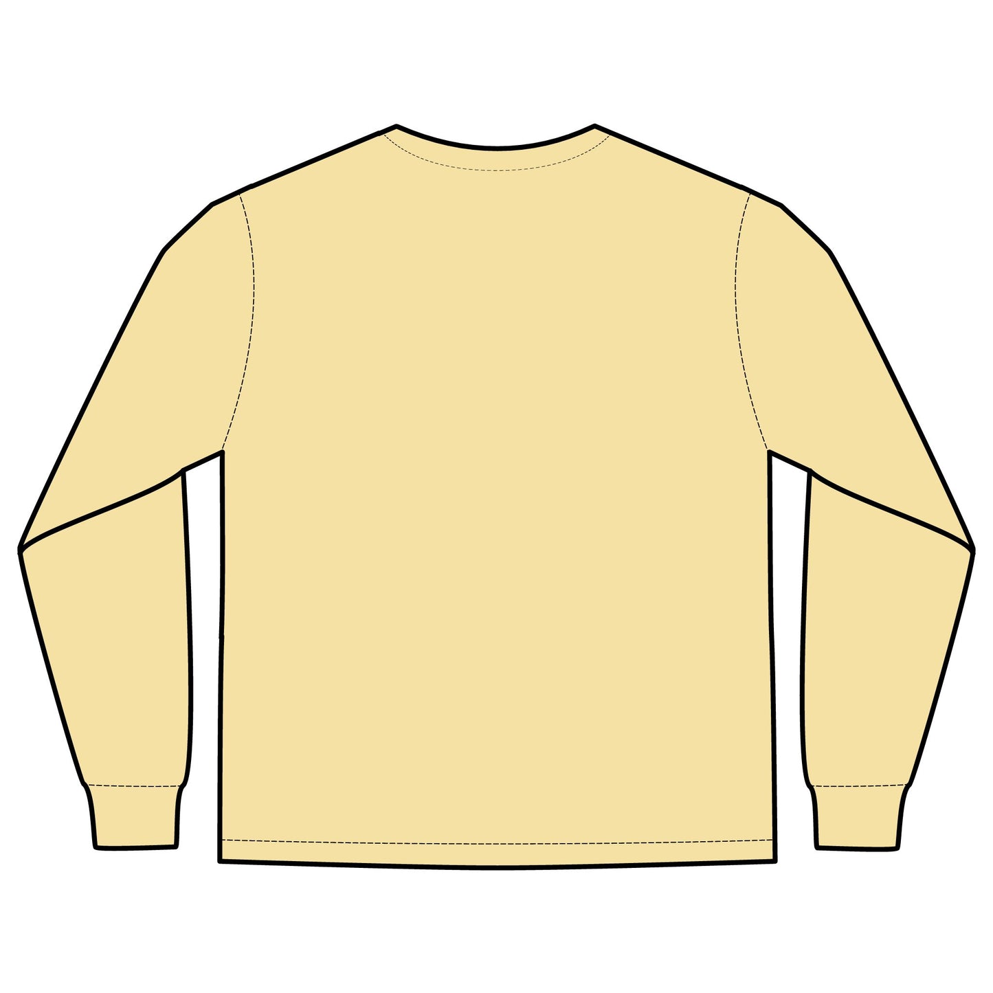 Unisex Long Sleeve Pocket T-Shirt (Rave Bünny Logo)