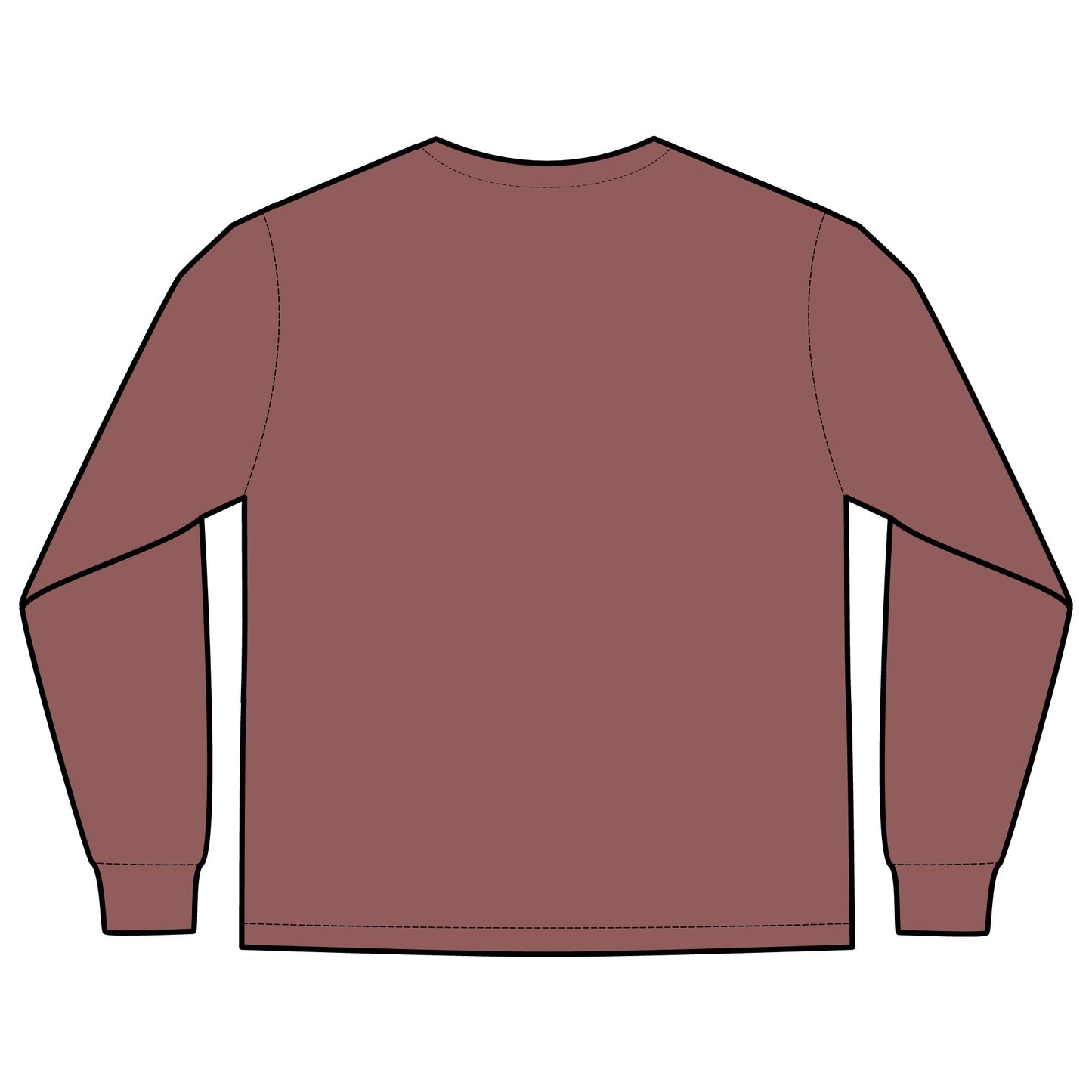 Unisex Long Sleeve Pocket T-Shirt (Rave Bünny Logo)