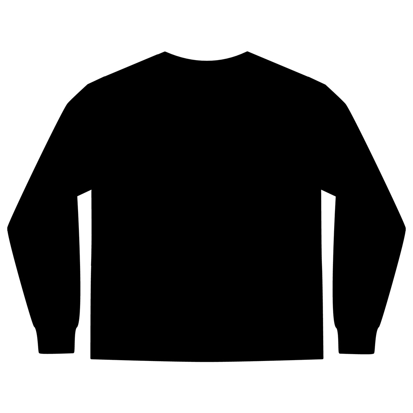 Unisex Long Sleeve Pocket T-Shirt (Rave Bünny Logo)
