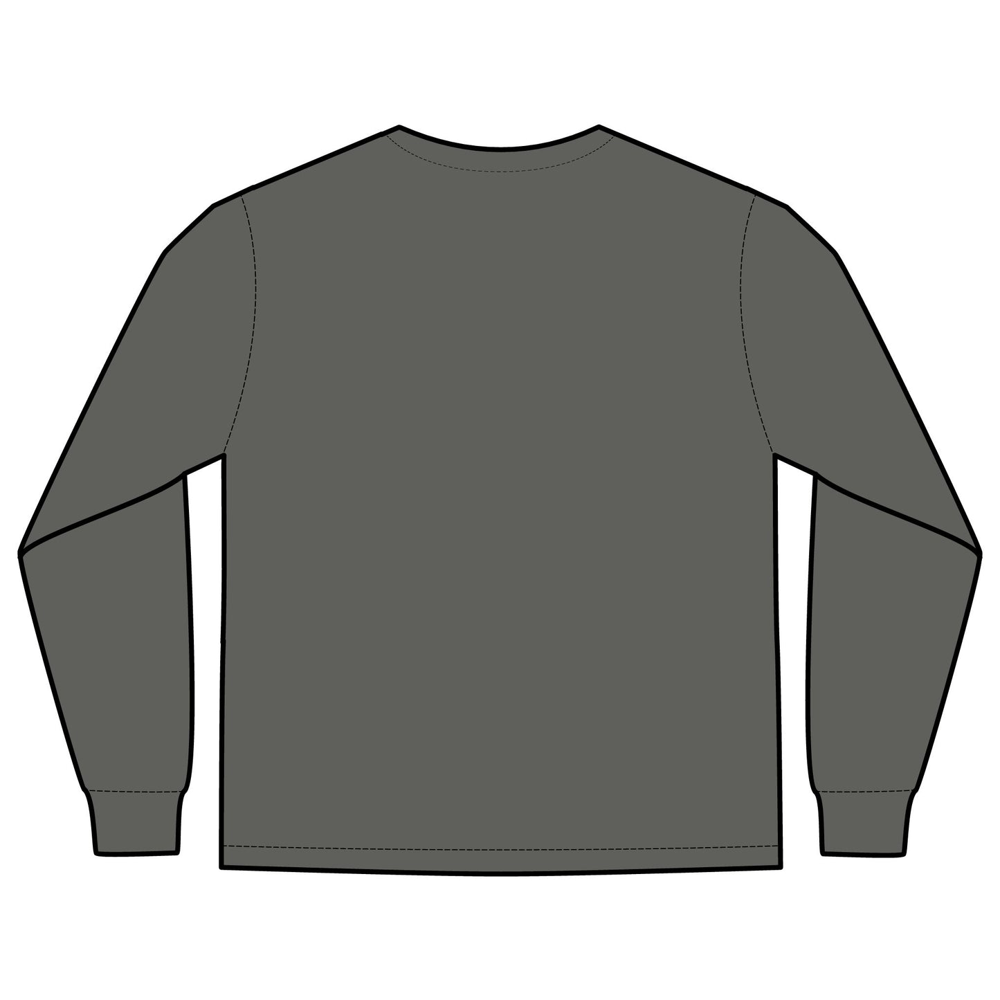 Unisex Long Sleeve Pocket T-Shirt (Rave Bünny Logo)