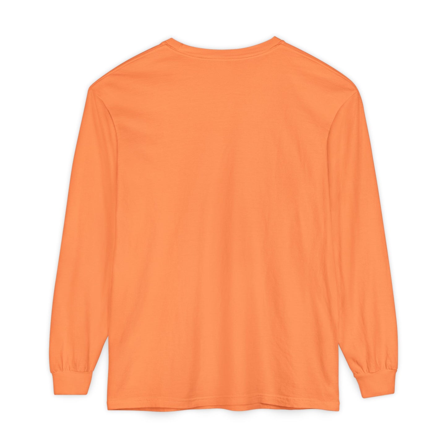 Unisex Garment-dyed Long Sleeve T-Shirt (Rave Bünny Logo)