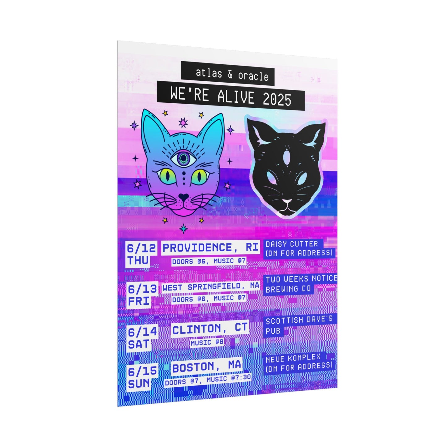Matte Poster - "We're Alive 2025" Mini-Tour