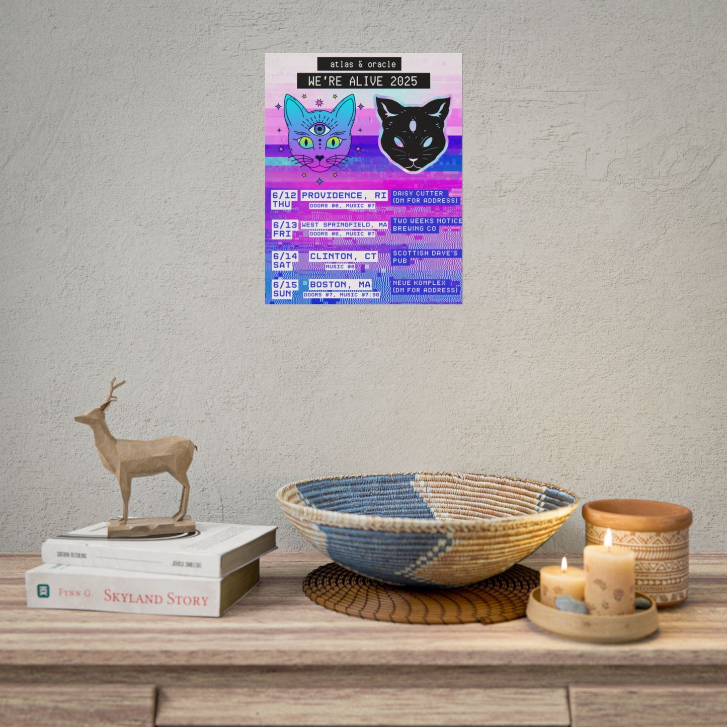 Matte Poster - "We're Alive 2025" Mini-Tour