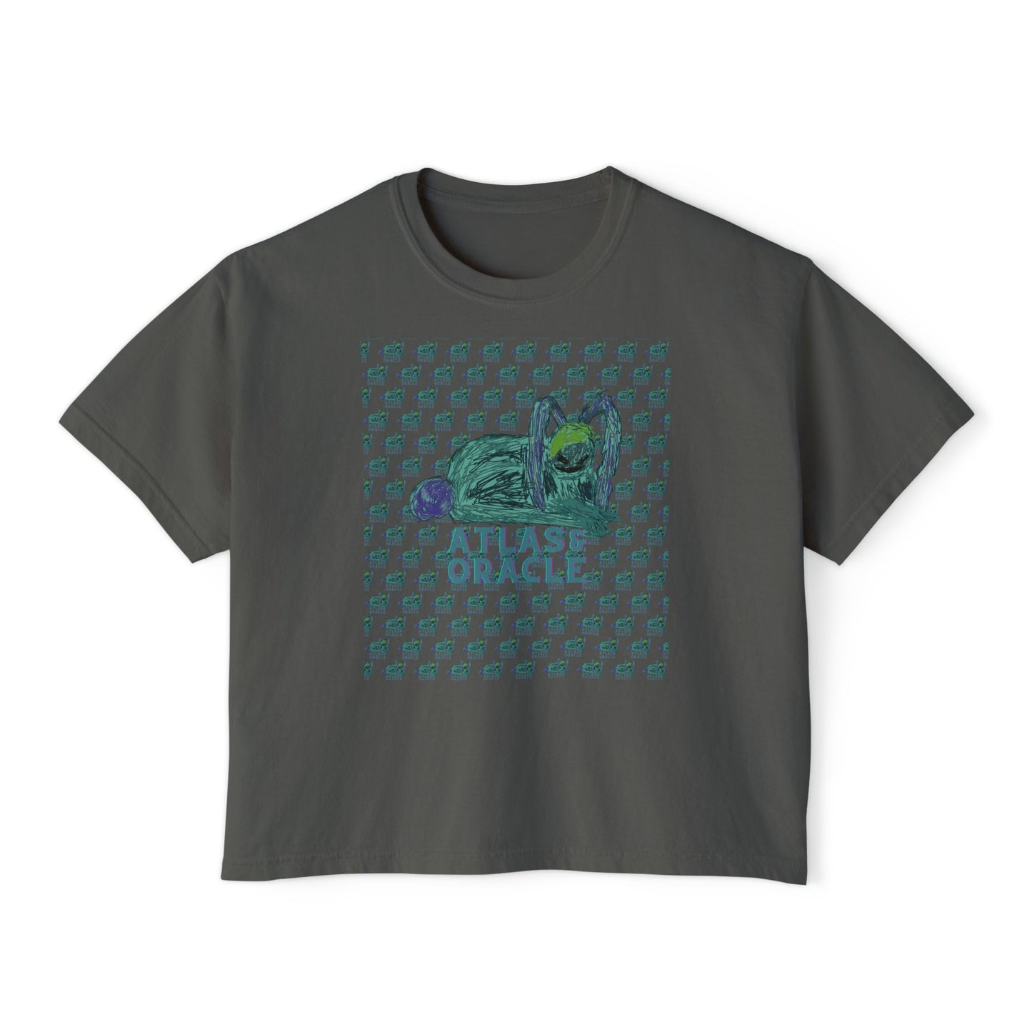 Women's Boxy Tee (Rave Bünny Logo)