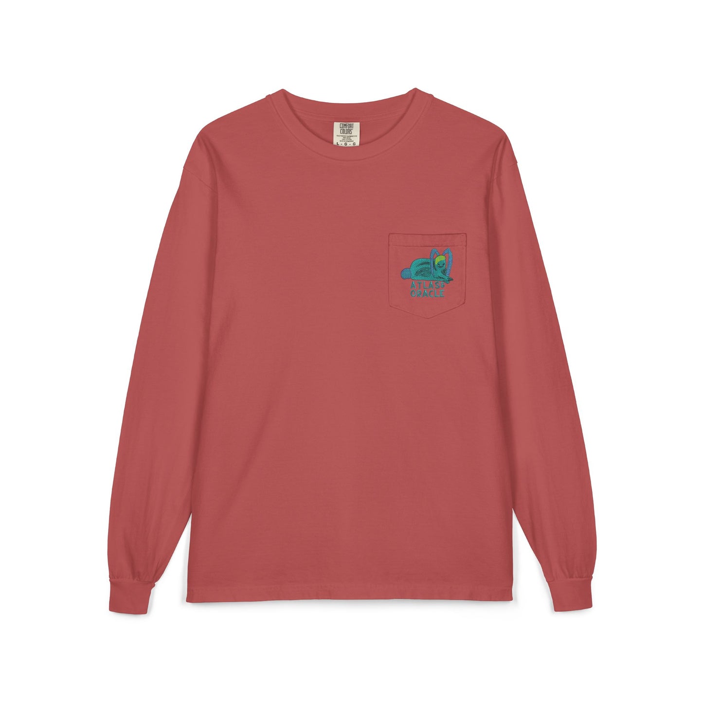 Unisex Long Sleeve Pocket T-Shirt (Rave Bünny Logo)