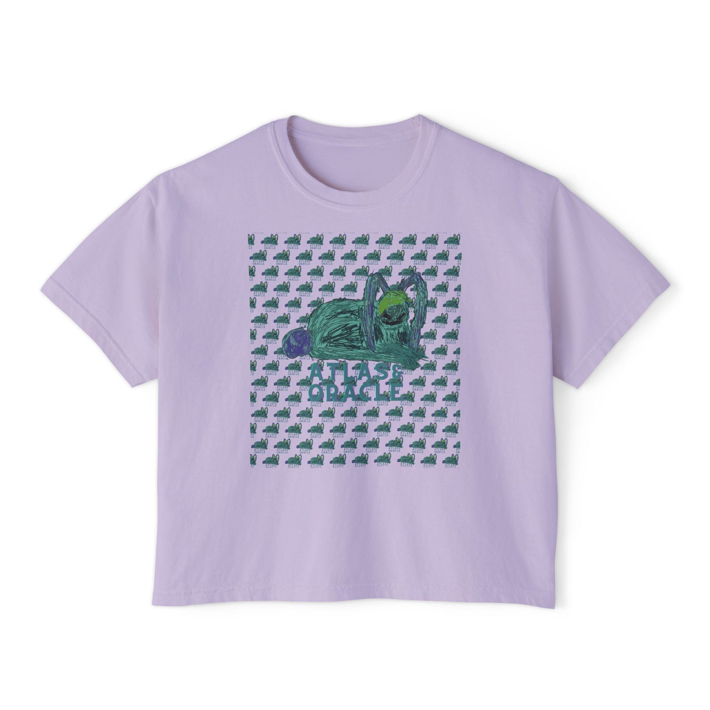Women's Boxy Tee (Rave Bünny Logo)