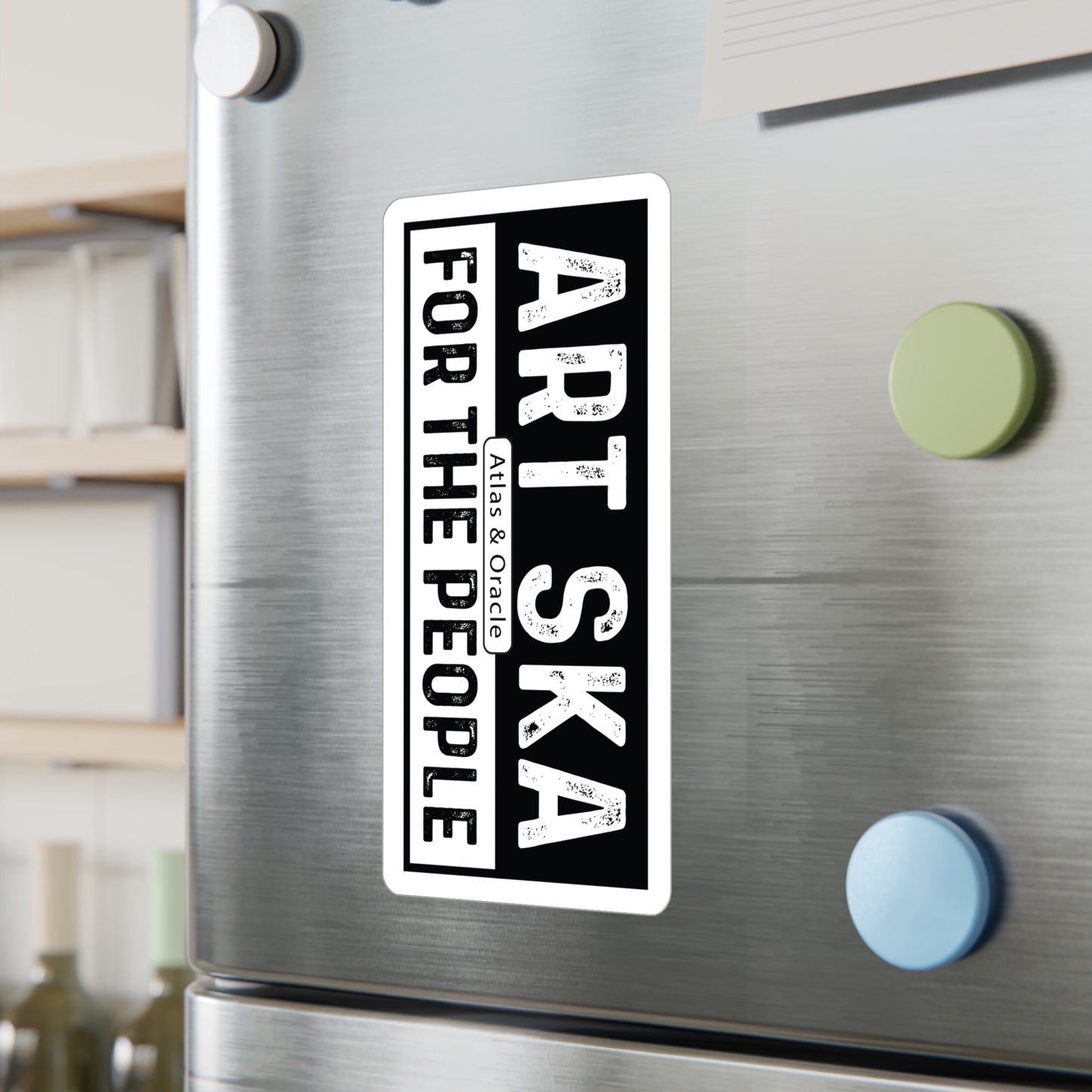 TWO-TONE B&W ART SKA FOR THE PEOPLE Vinyl Decals
