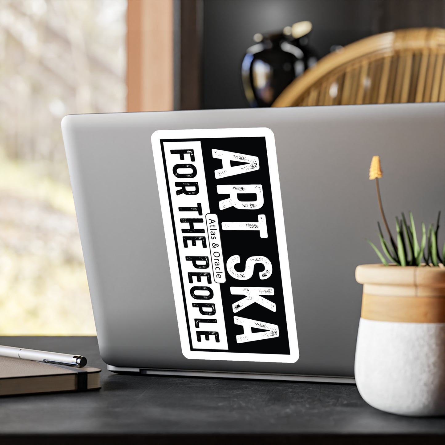 TWO-TONE B&W ART SKA FOR THE PEOPLE Vinyl Decals