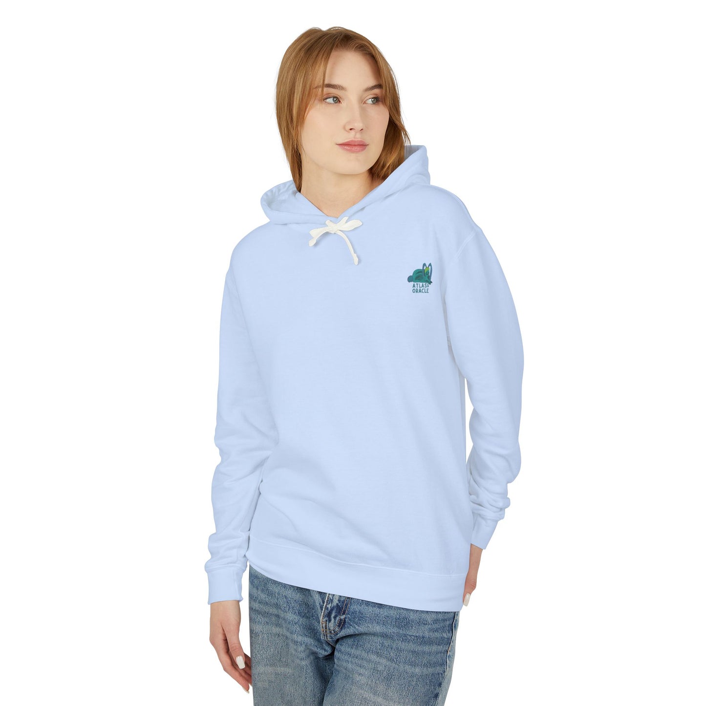 Unisex Lightweight Hooded Sweatshirt (Rave Bünny Logo)