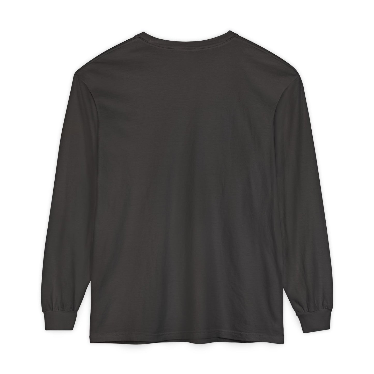 Unisex Garment-dyed Long Sleeve T-Shirt (Rave Bünny Logo)