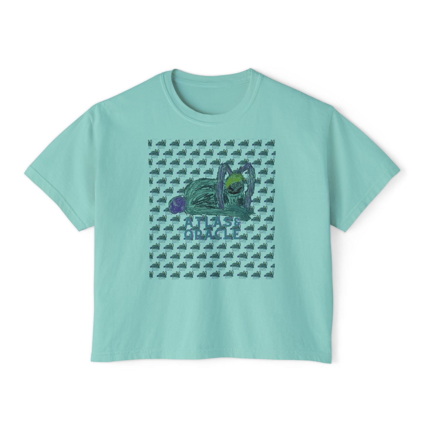 Women's Boxy Tee (Rave Bünny Logo)