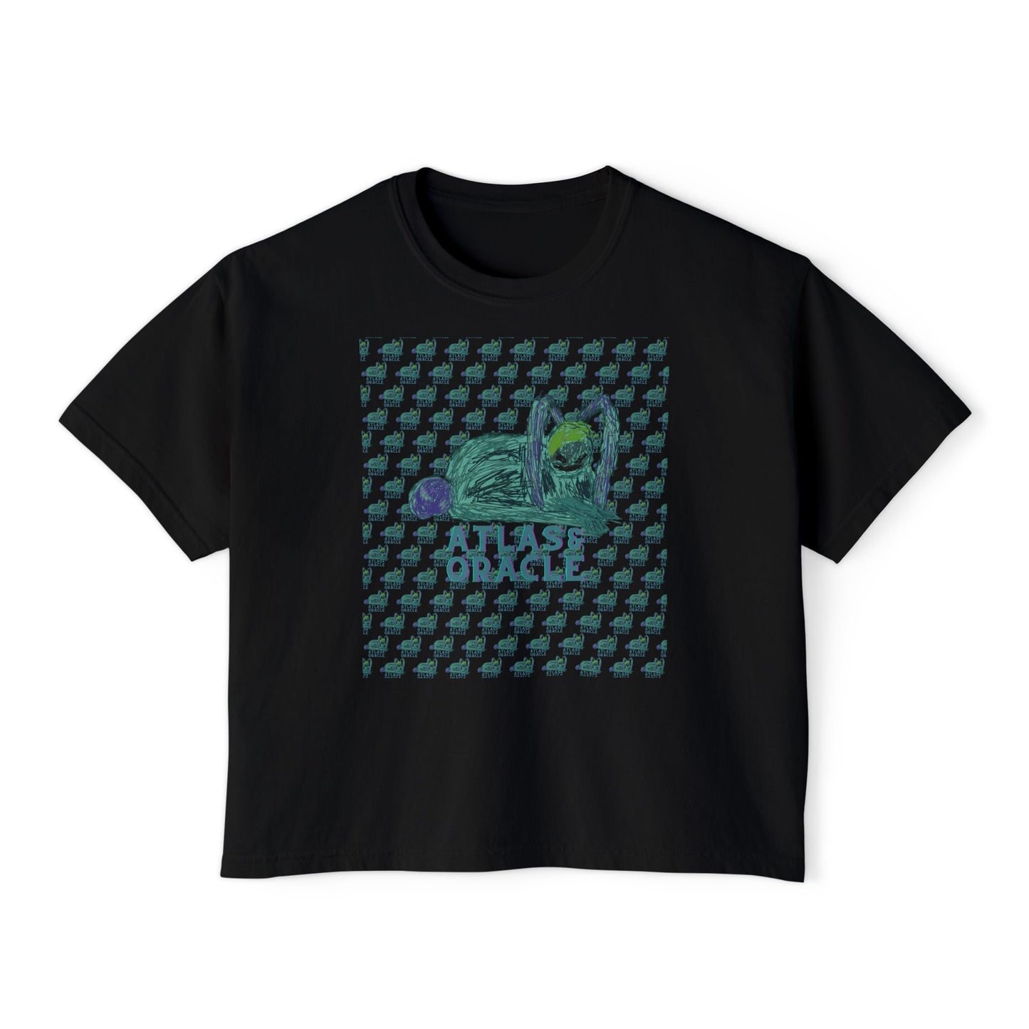 Women's Boxy Tee (Rave Bünny Logo)