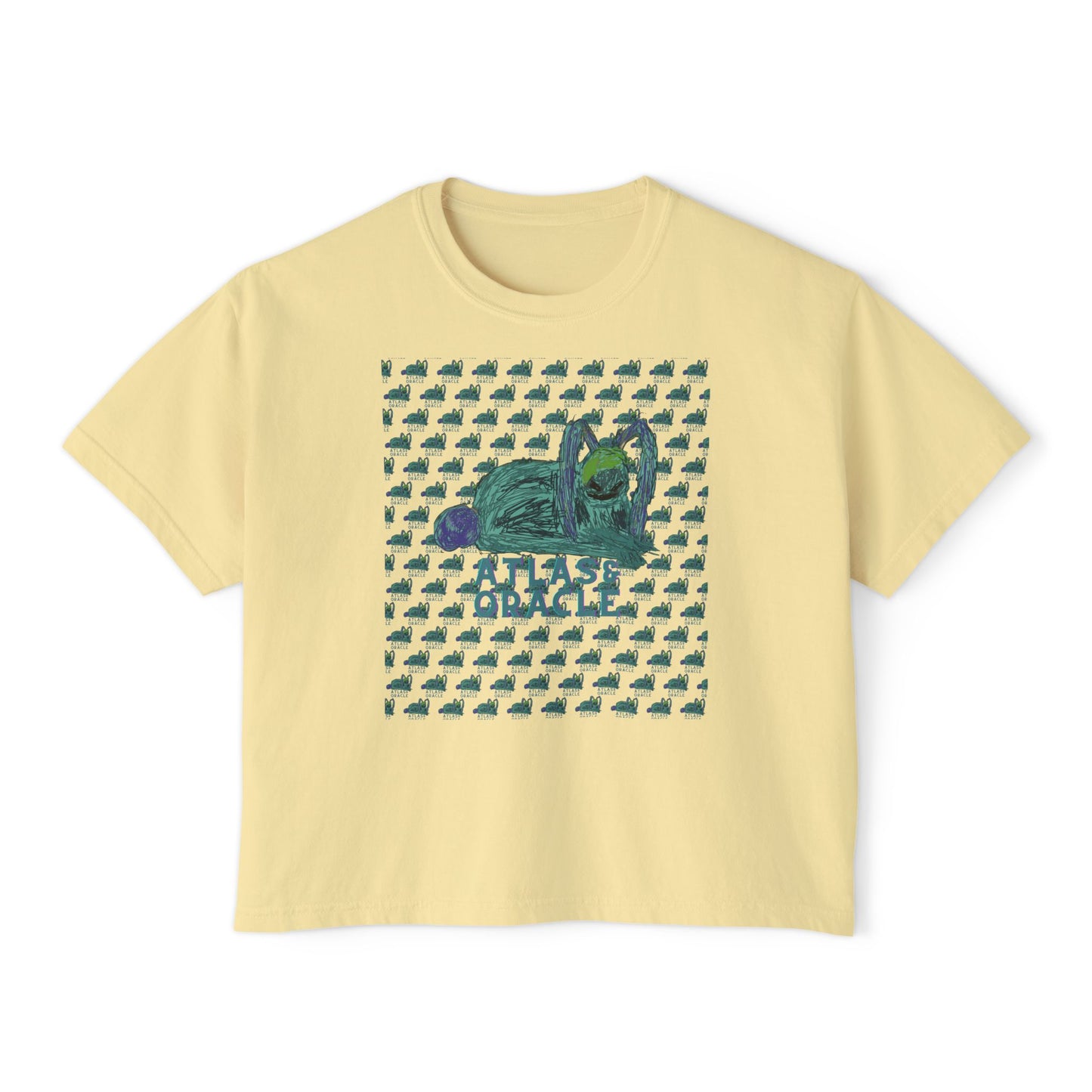 Women's Boxy Tee (Rave Bünny Logo)