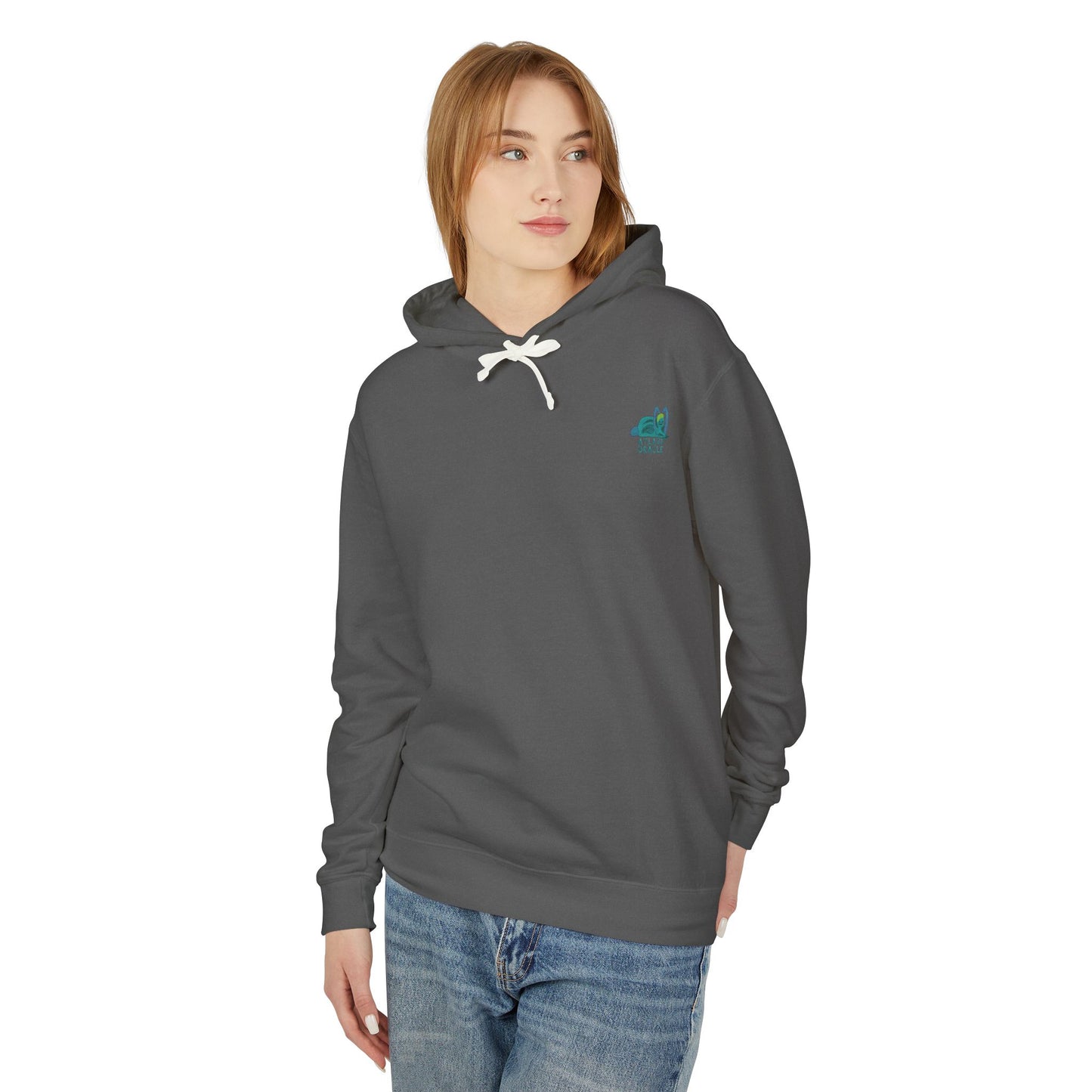 Unisex Lightweight Hooded Sweatshirt (Rave Bünny Logo)