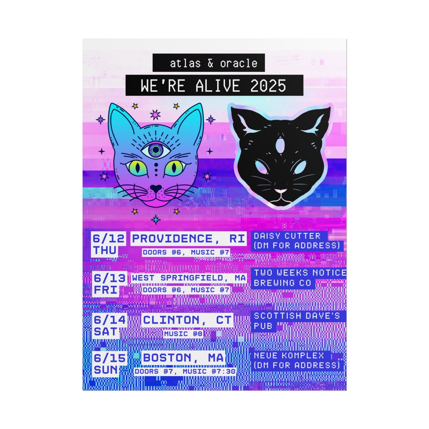 Matte Poster - "We're Alive 2025" Mini-Tour