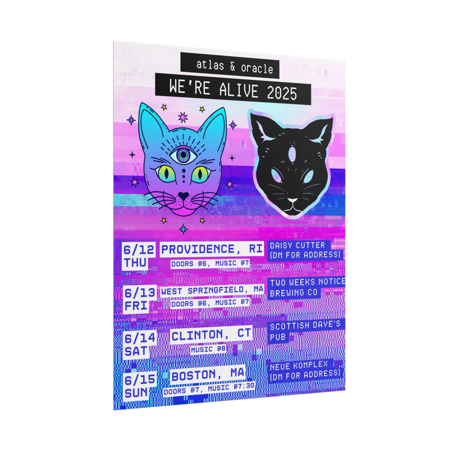Matte Poster - "We're Alive 2025" Mini-Tour