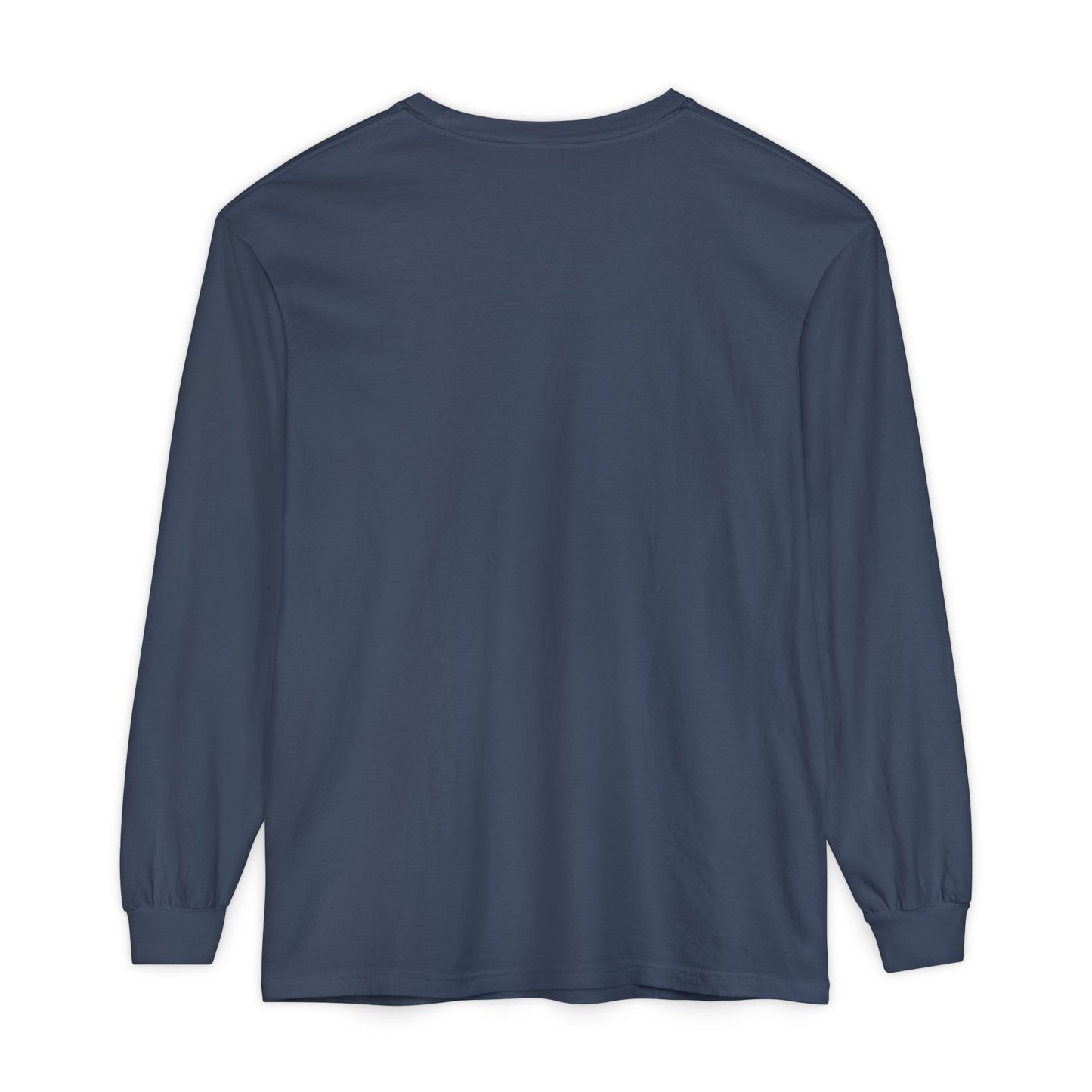 Unisex Garment-dyed Long Sleeve T-Shirt (Rave Bünny Logo)