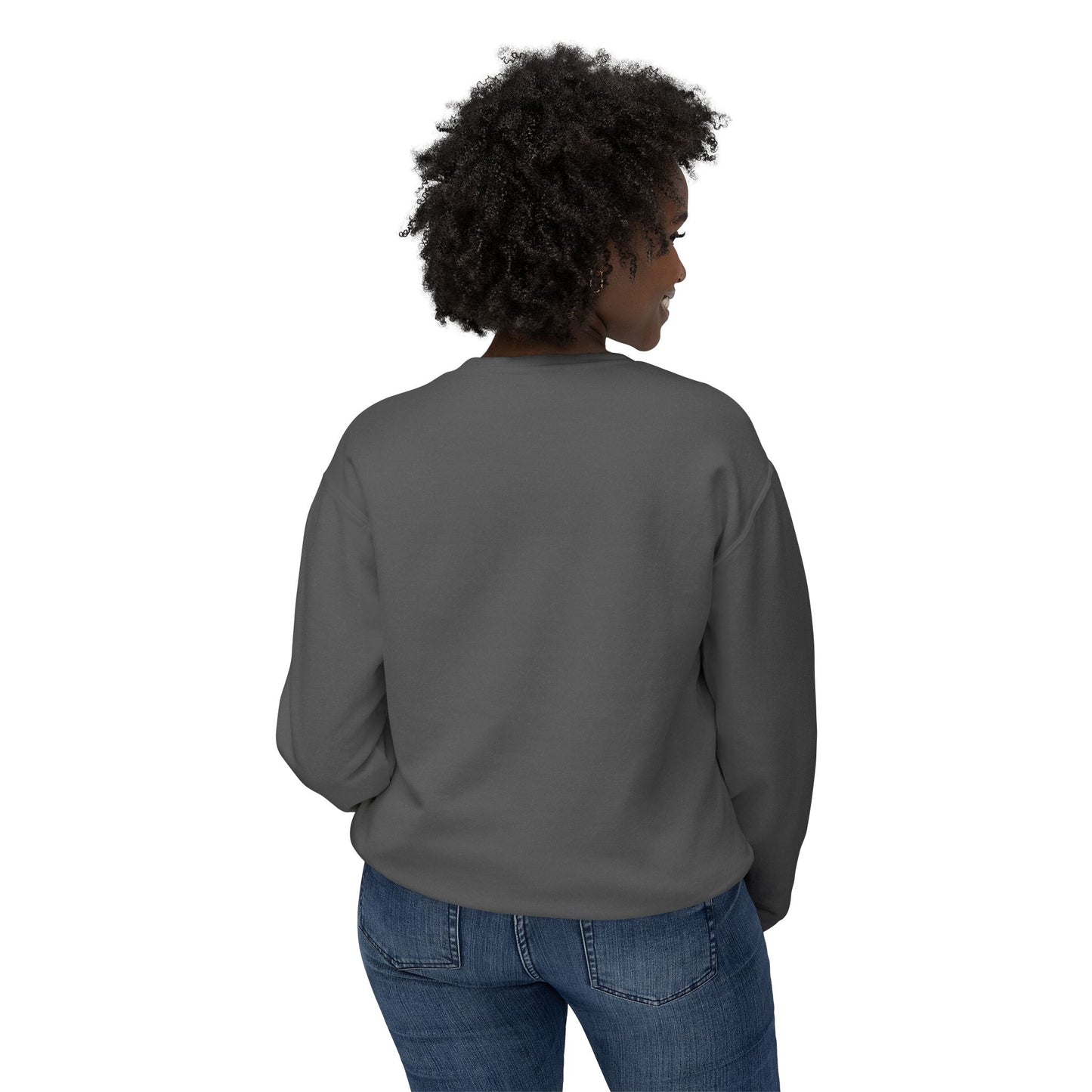 Unisex Lightweight Crewneck Sweatshirt (Rave Bünny Logo)