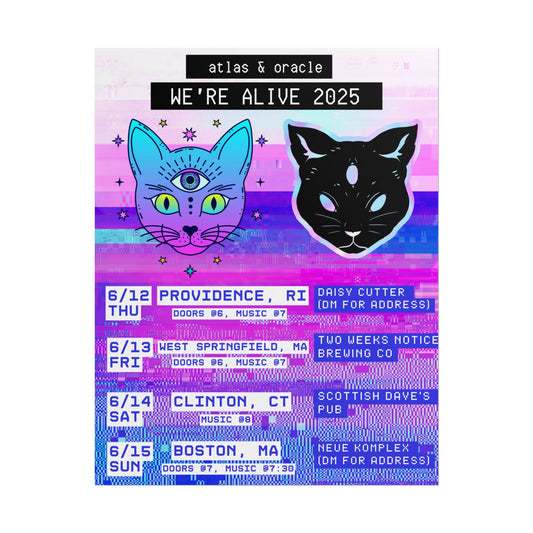 Matte Poster - "We're Alive 2025" Mini-Tour