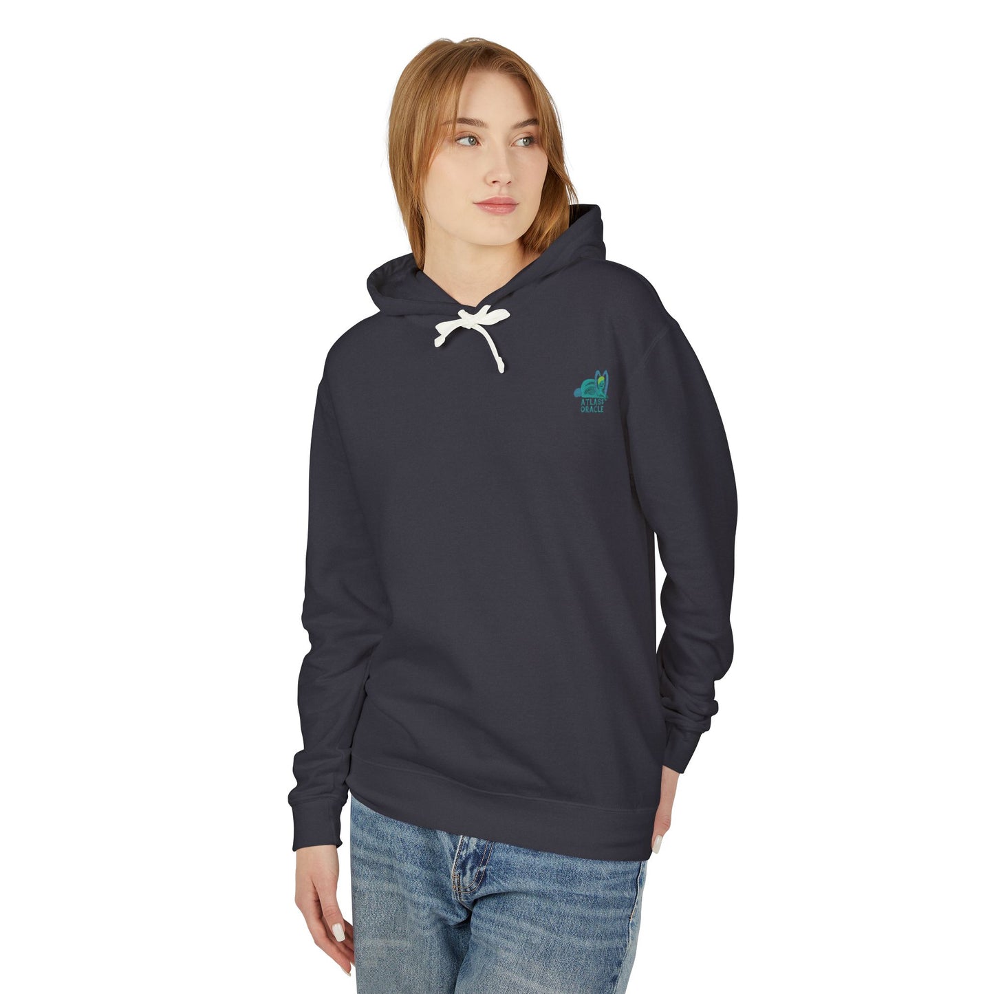 Unisex Lightweight Hooded Sweatshirt (Rave Bünny Logo)